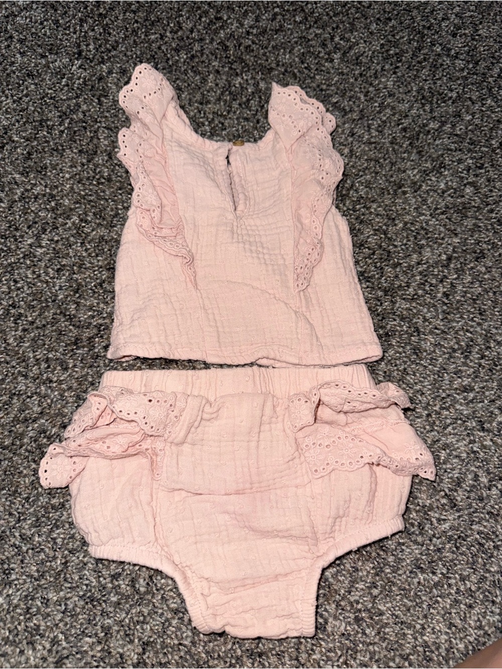 Grayson Mini Pink Ruffle Two-Piece Set - Picture 2 of 4